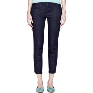 TORY BURCH Capri Jeans Size 31 Dark Blue Color Cropped Skinny Jeans